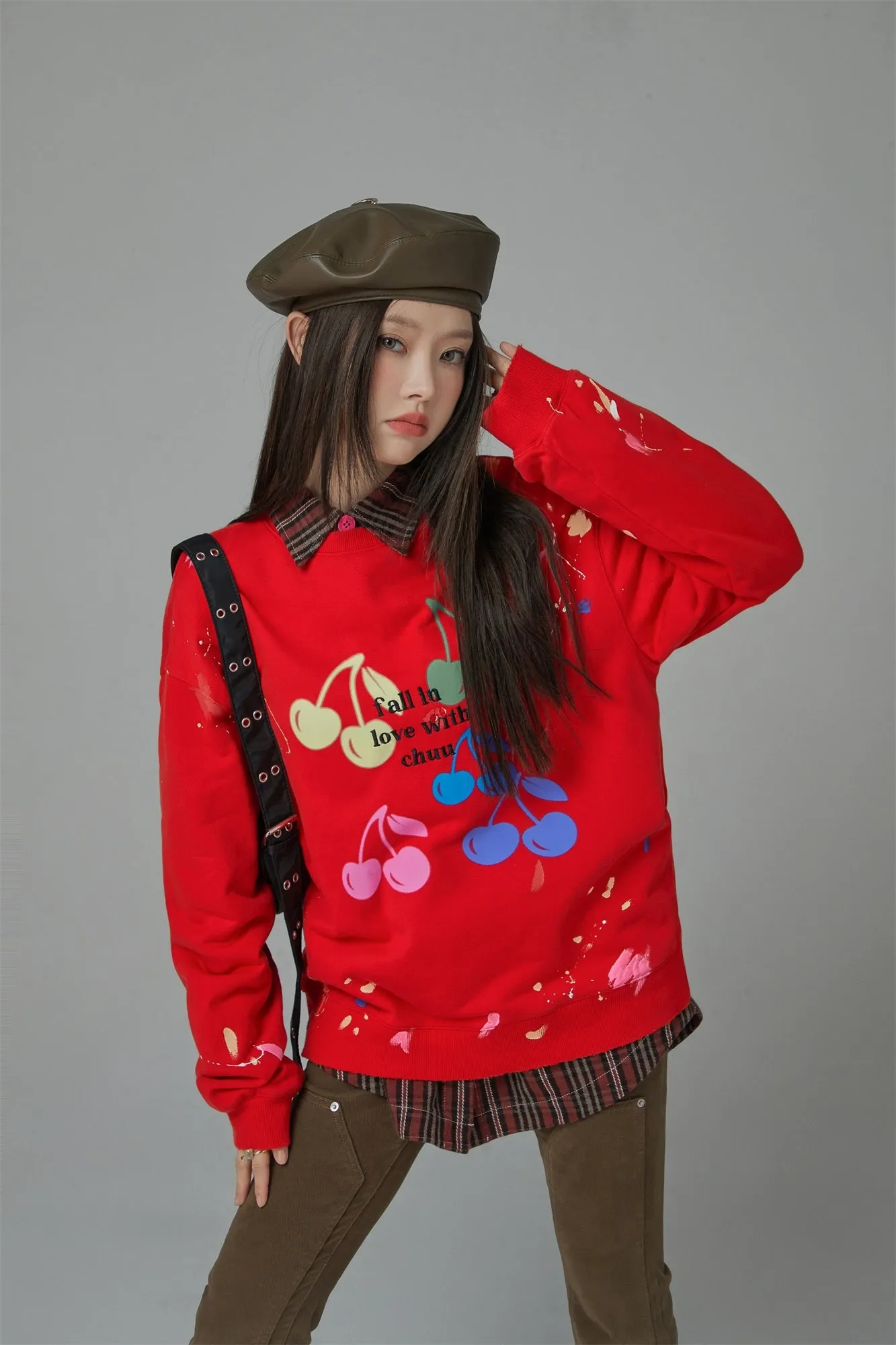 Fall In Love With Chuu Cherry Sweatshirt