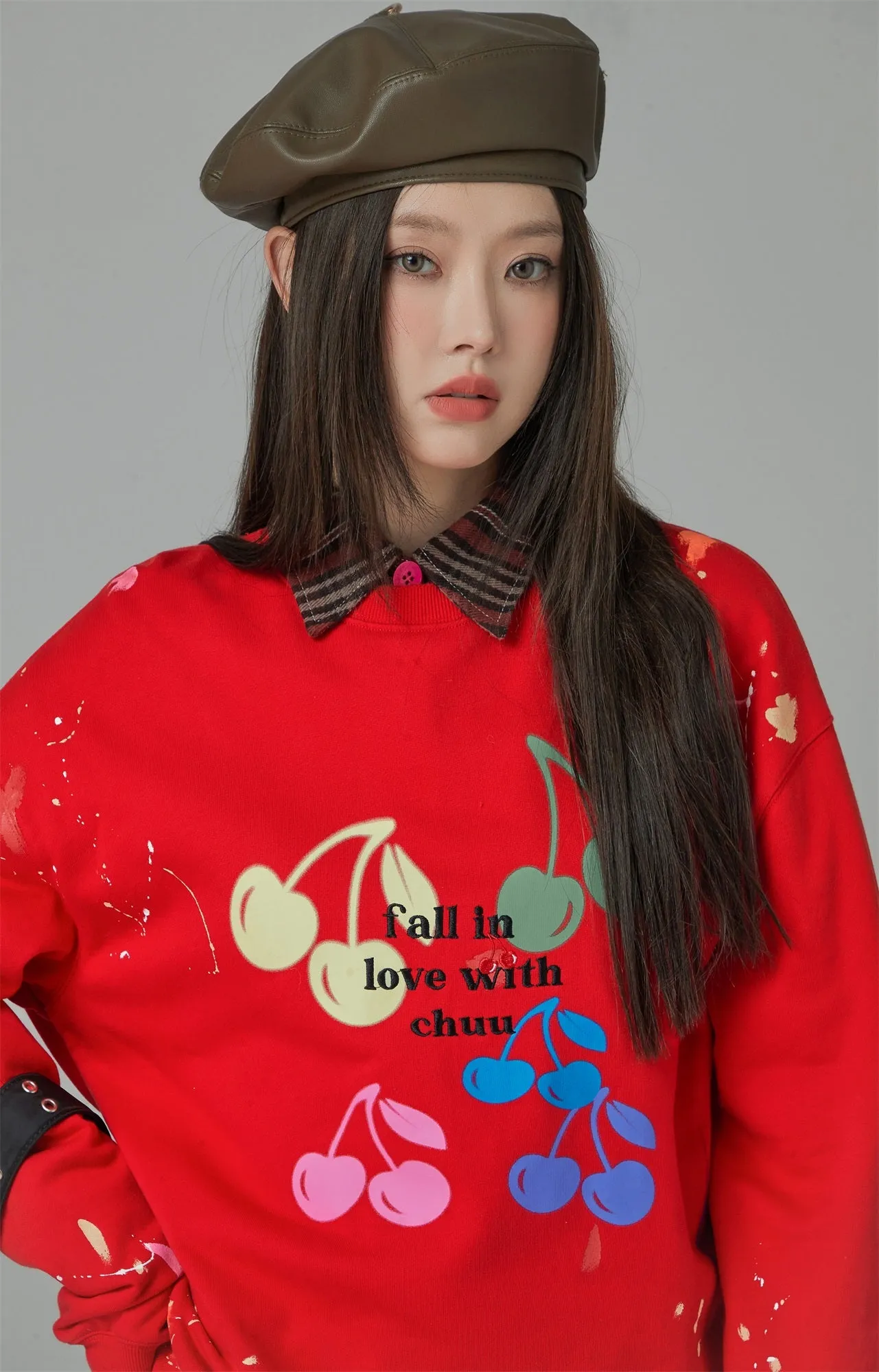 Fall In Love With Chuu Cherry Sweatshirt