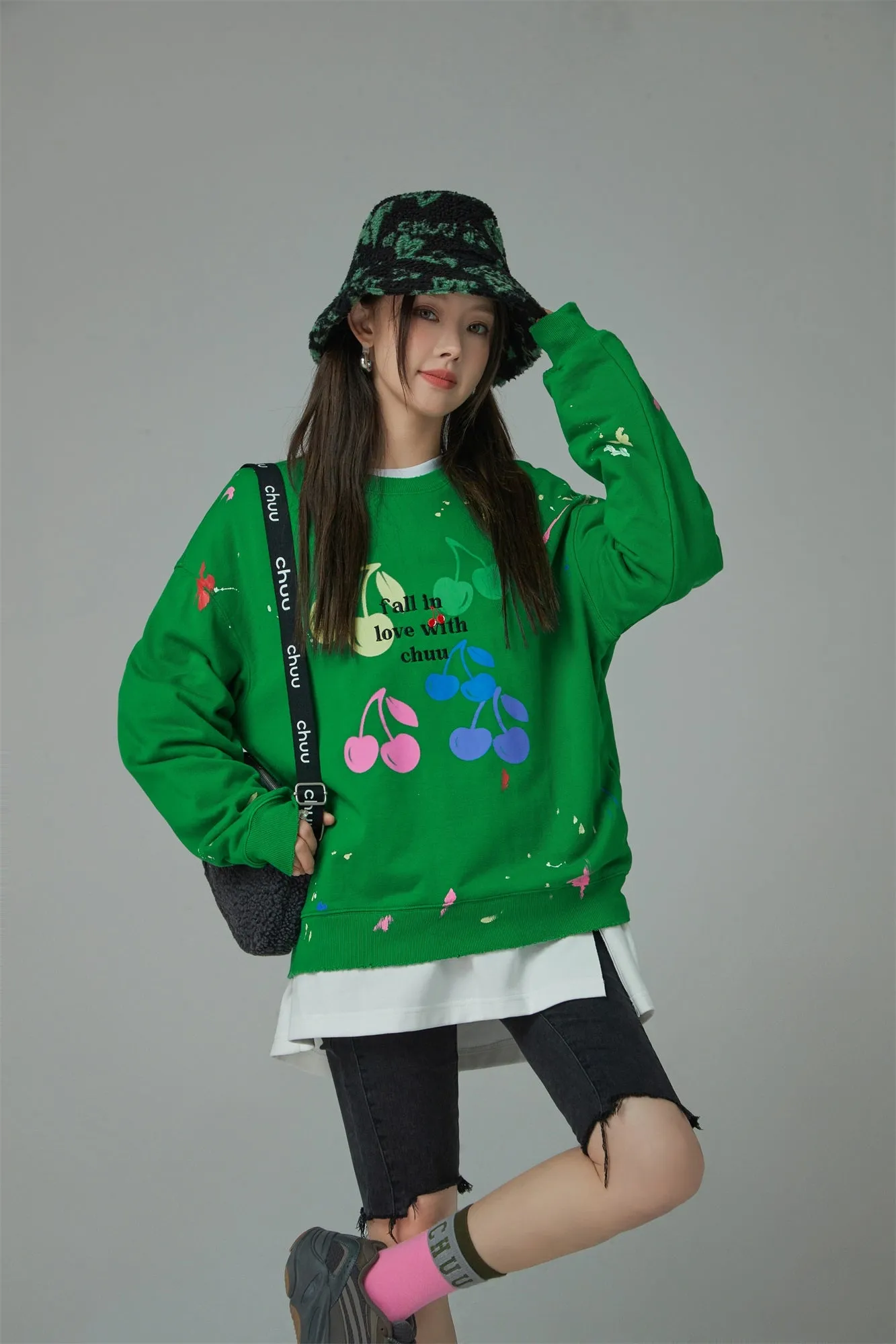 Fall In Love With Chuu Cherry Sweatshirt