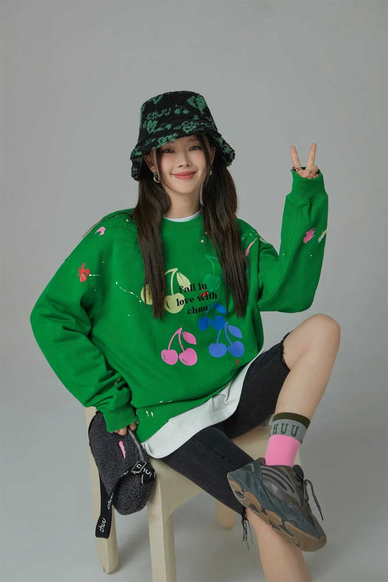 Fall In Love With Chuu Cherry Sweatshirt