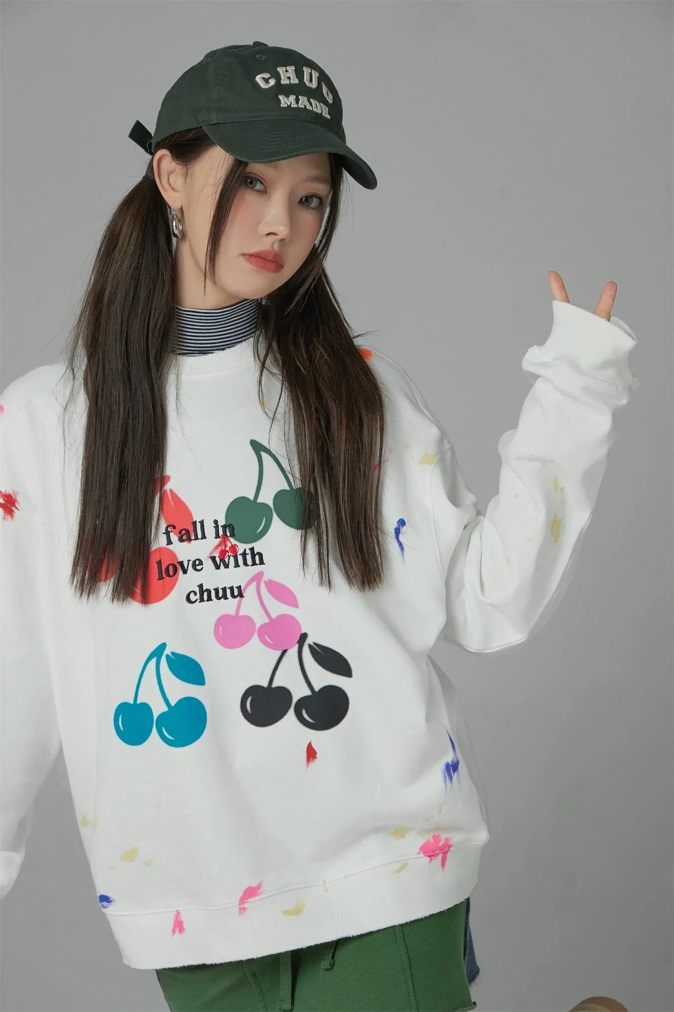 Fall In Love With Chuu Cherry Sweatshirt