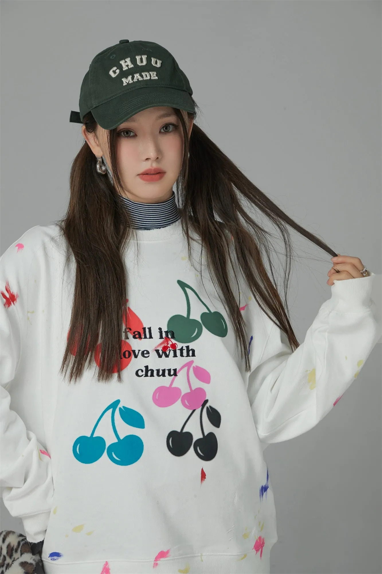 Fall In Love With Chuu Cherry Sweatshirt