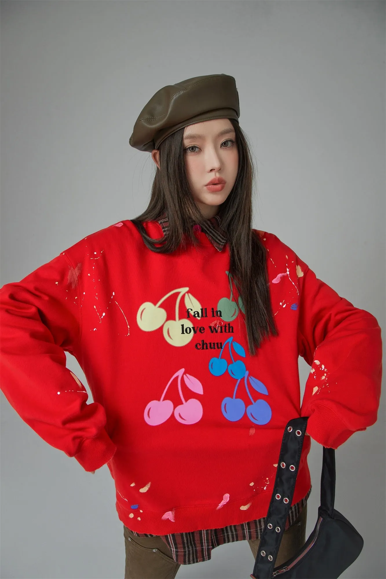 Fall In Love With Chuu Cherry Sweatshirt