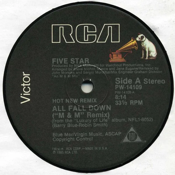 Five Star - All Fall Down (12") (VG )