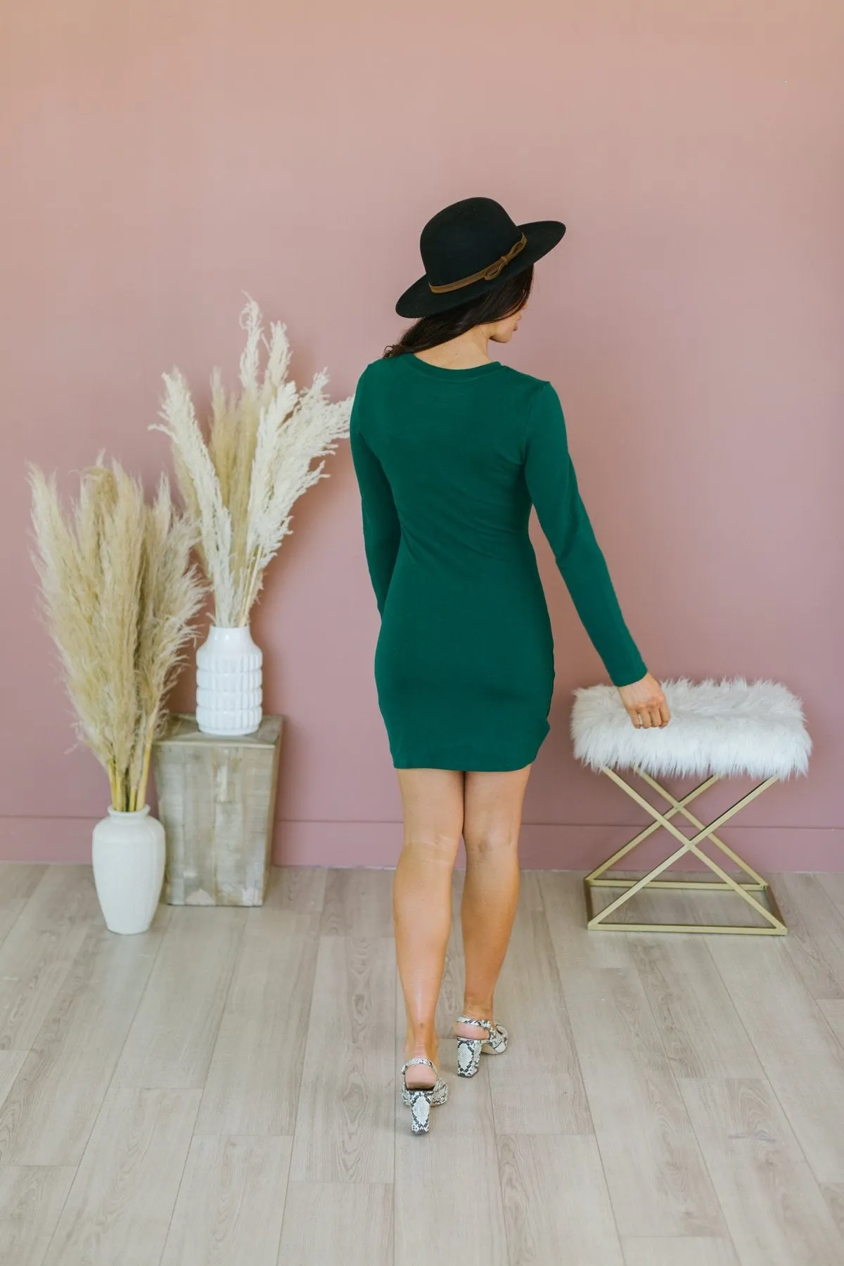 Flattering Fall Midi Dress