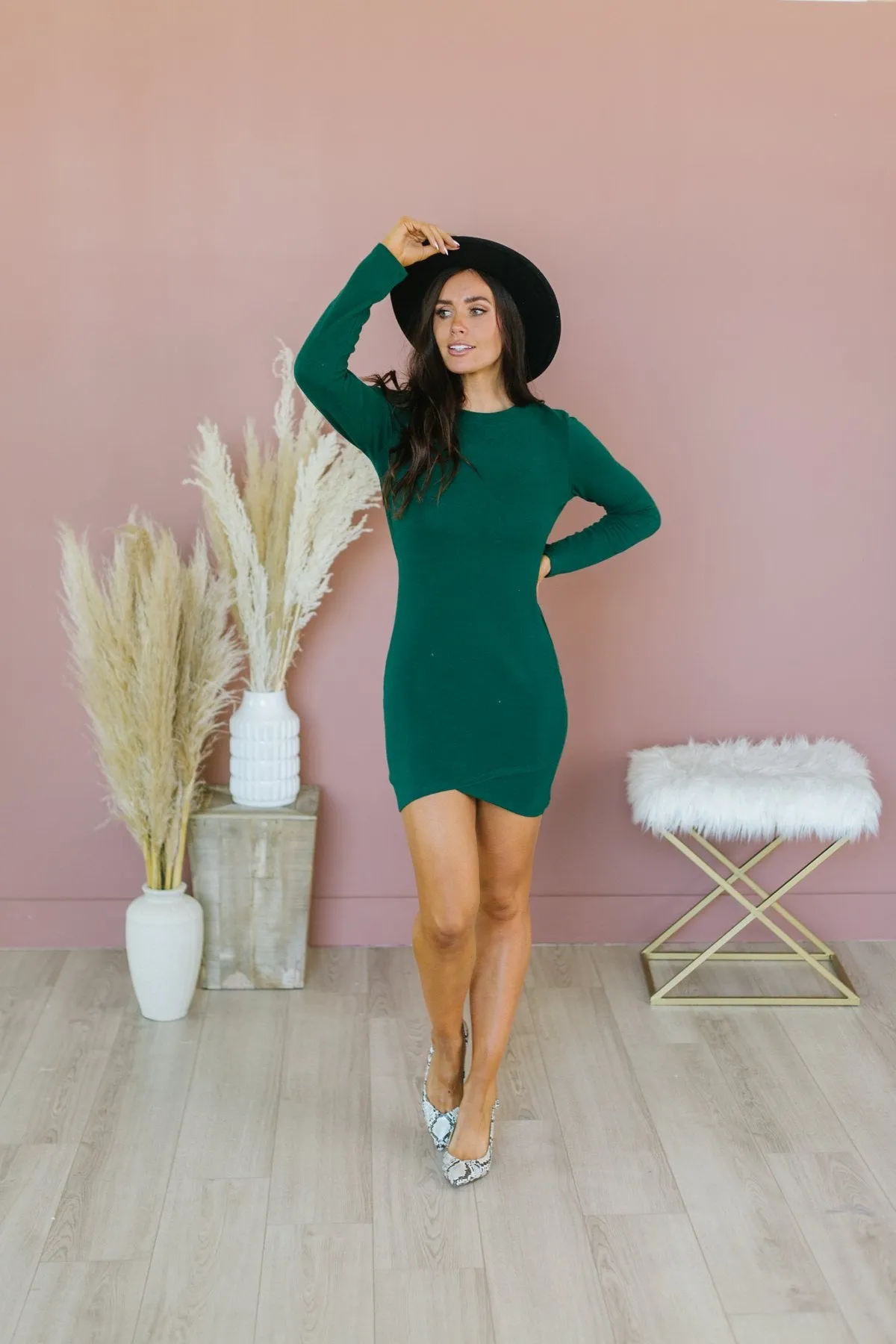 Flattering Fall Midi Dress