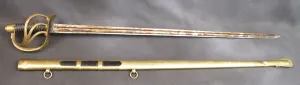 French Heavy Cavalry 18th Century Sword Scabbard