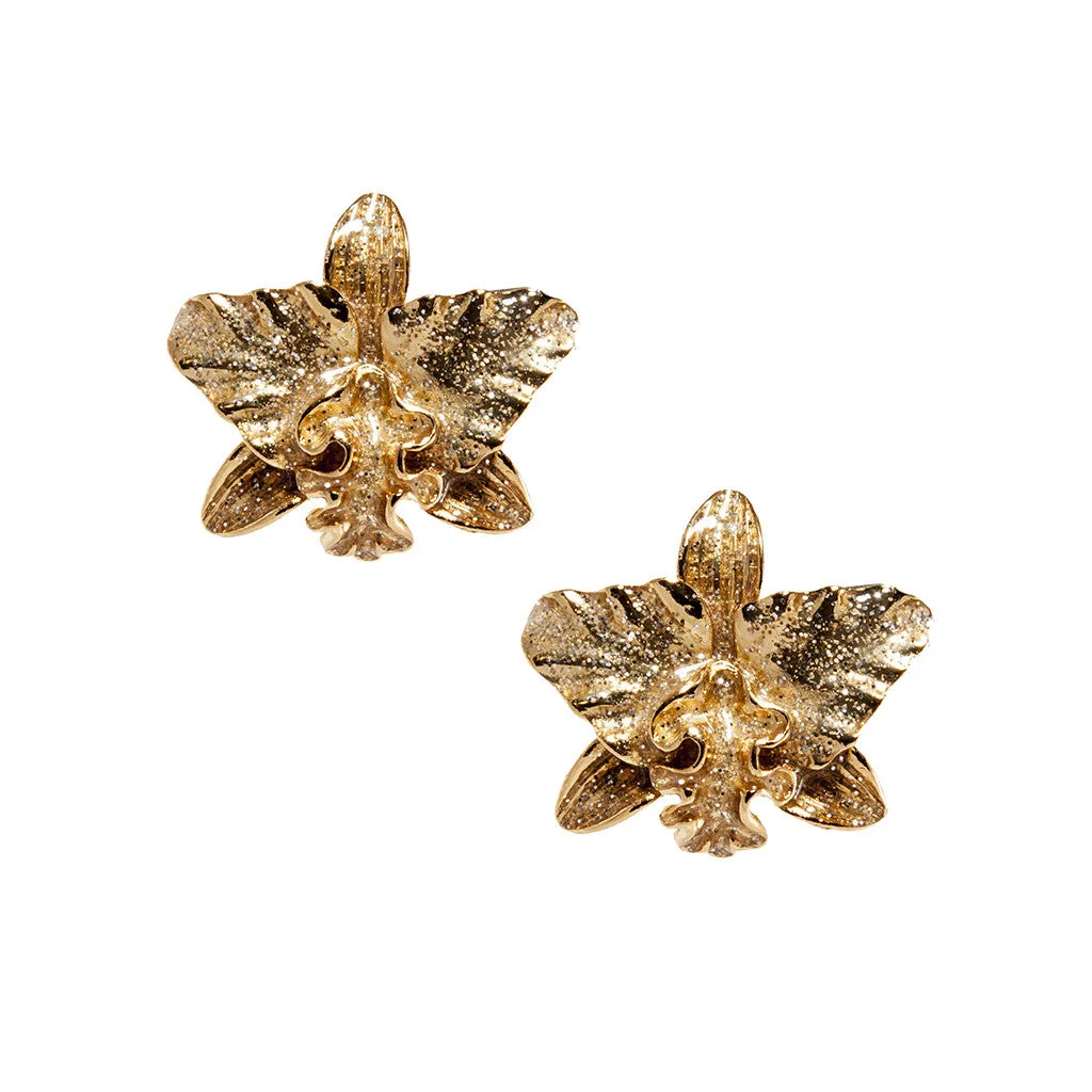 Garden Gold Stardust Pierced Earring