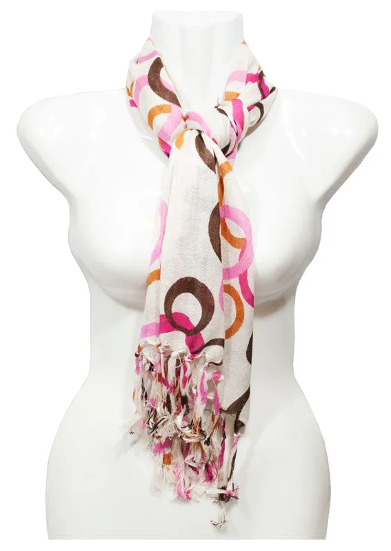 Girls Printed Fashion Casual Fall / Spring Scarves Wholesale