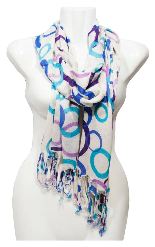 Girls Printed Fashion Casual Fall / Spring Scarves Wholesale