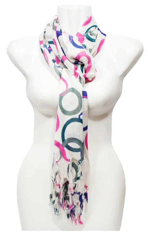 Girls Printed Fashion Casual Fall / Spring Scarves Wholesale