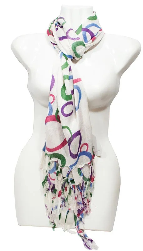 Girls Printed Fashion Casual Fall / Spring Scarves Wholesale