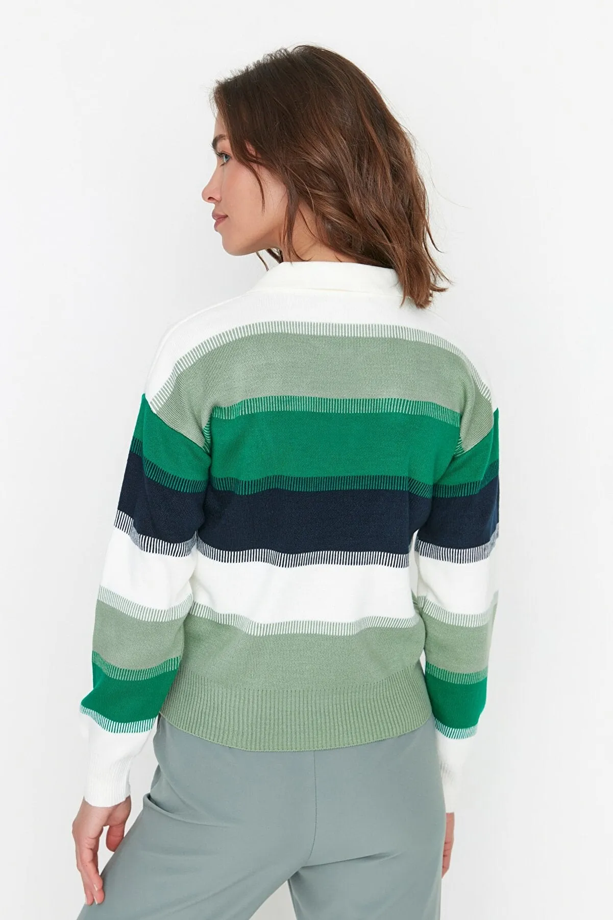 green palette sweater top