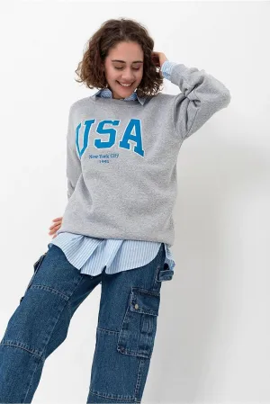 Grey USA sweatshirt