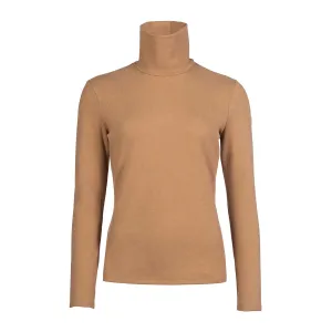 HKM Marrakesh Turtleneck Ladies Shirt - Light Brown