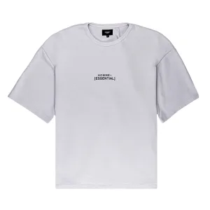 HOMME  'ESSENTIAL' Side Taping Tee Grey