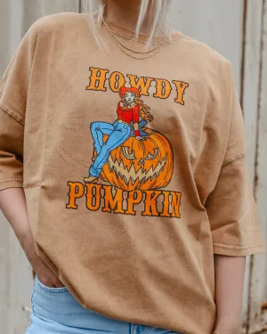 Howdy Pumpkin Oversized Tee Shirt // SHARE STUDIO BRAND