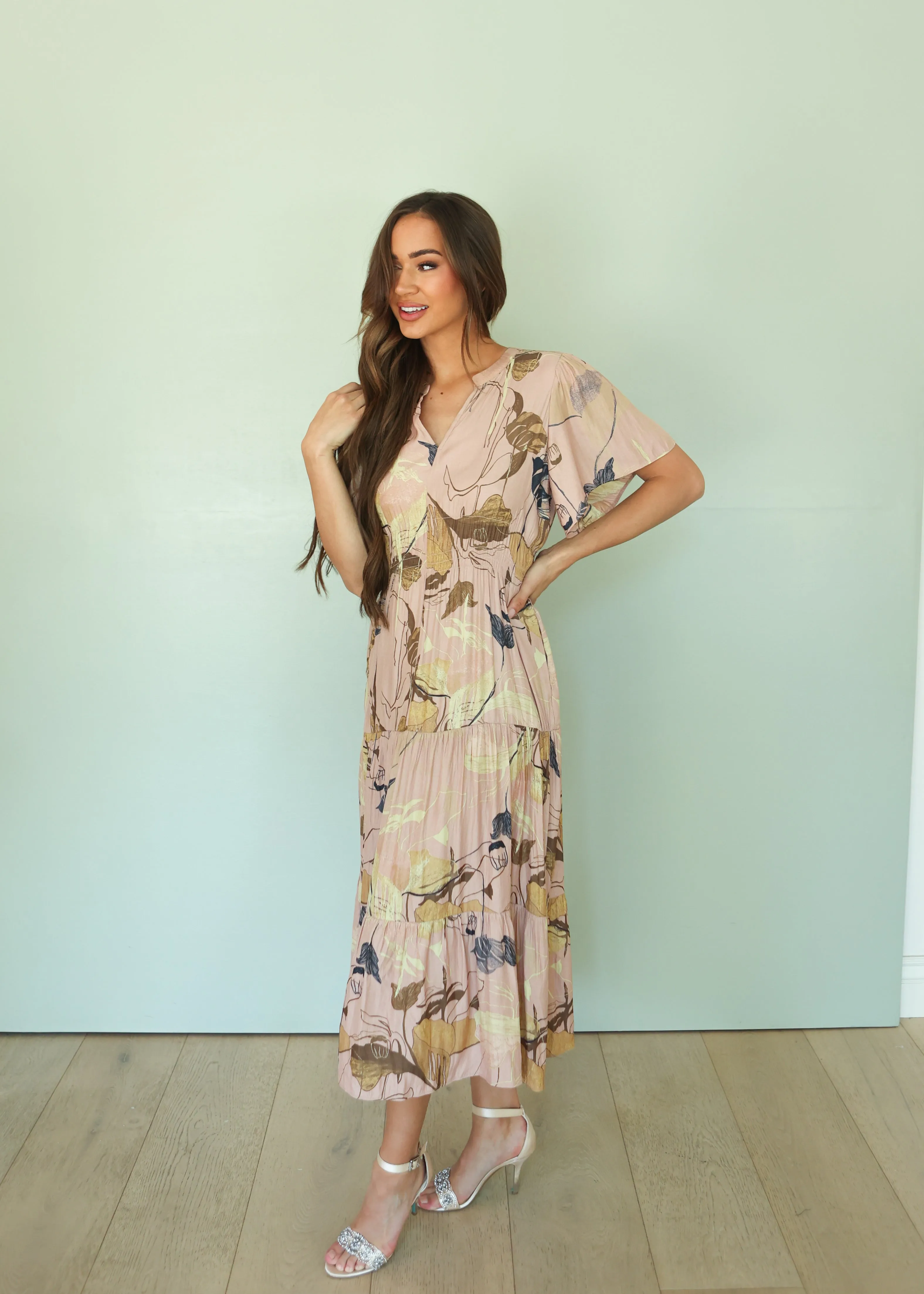 In the Garden Floral Maxi Dress - FINAL FEW - FINAL SALE