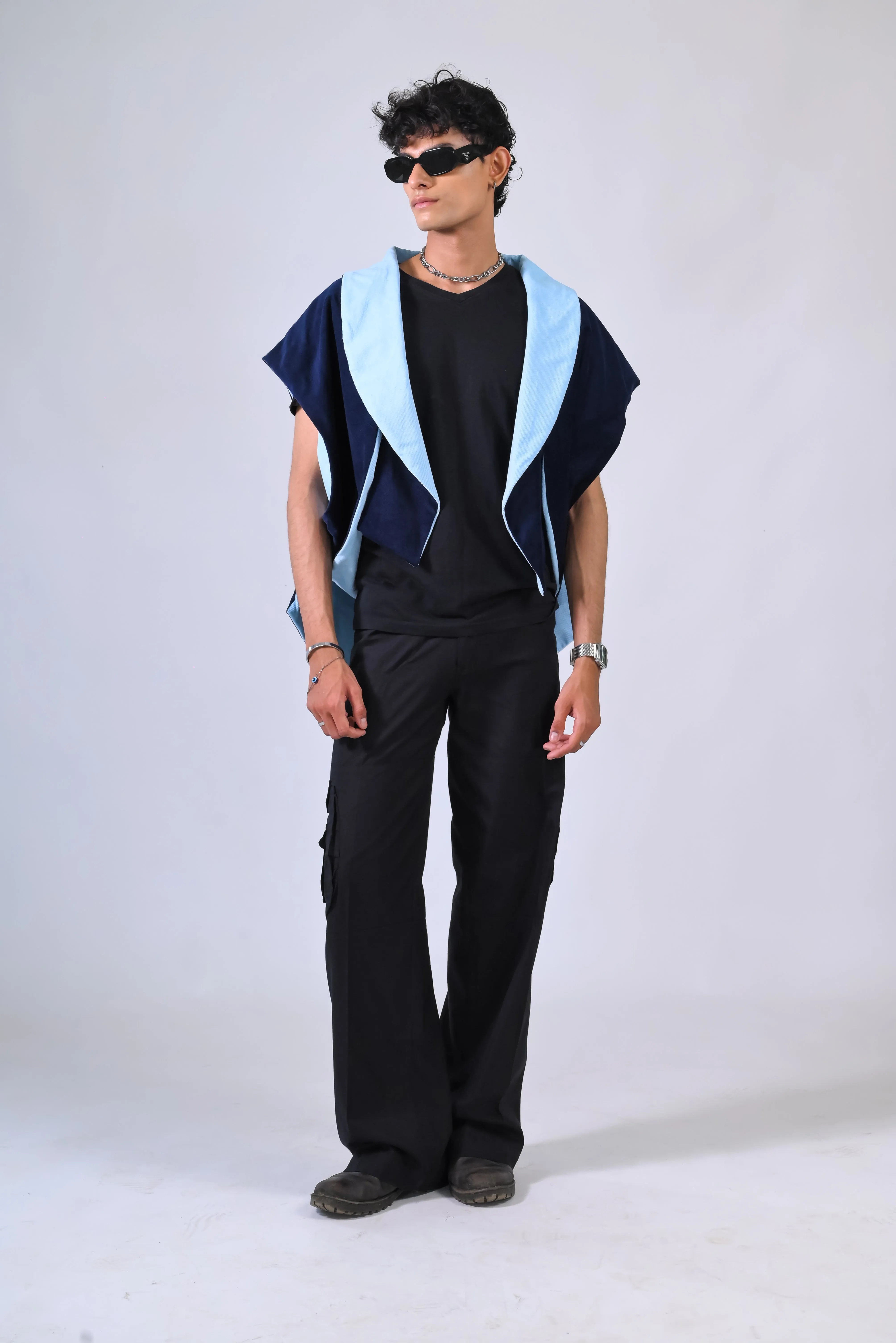 Infinity Circle Jacket - Circular Pattern 'Blue'