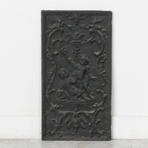 Iron Fireplace Back