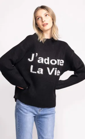 J'adore La Vie Sweater