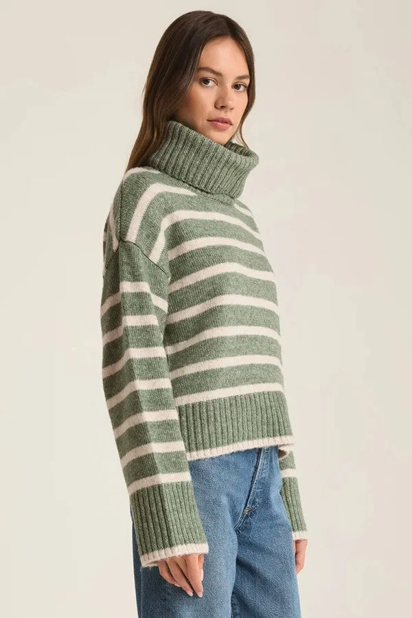 Josephine Stripe Turtleneck