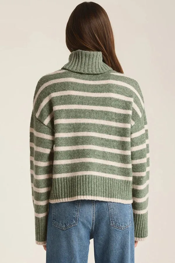 Josephine Stripe Turtleneck