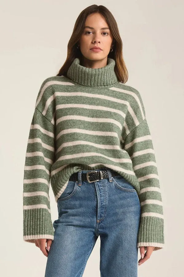 Josephine Stripe Turtleneck