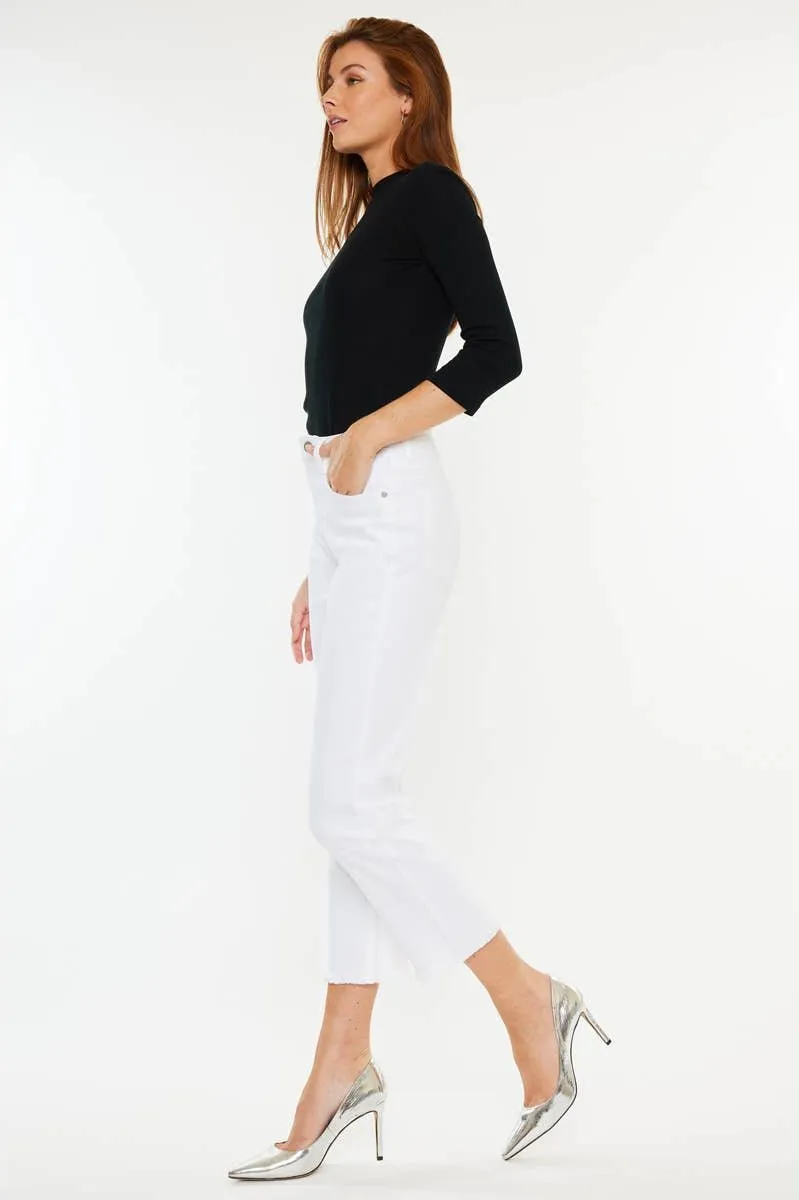 KanCan High Rise Cropped Straight Leg. Fall Clearance!