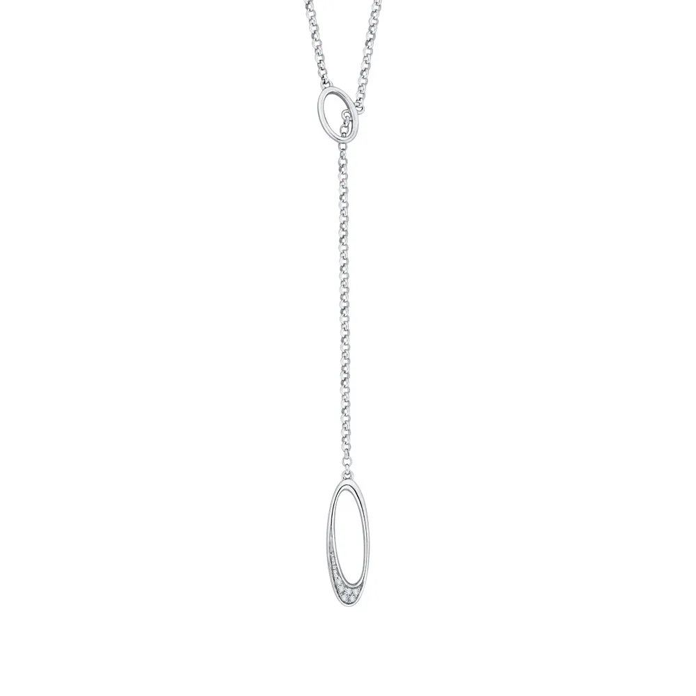 KATARINA Diamond Accent Lariat Fashion Pendant Necklace