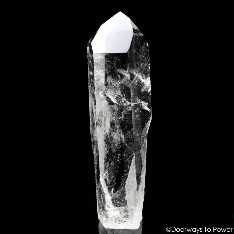 Lemurian Lightbrary Quartz Crystal 'ERA of LIGHT' 13.5" Rare Museum Quality