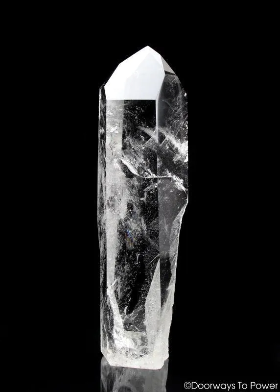 Lemurian Lightbrary Quartz Crystal 'ERA of LIGHT' 13.5" Rare Museum Quality