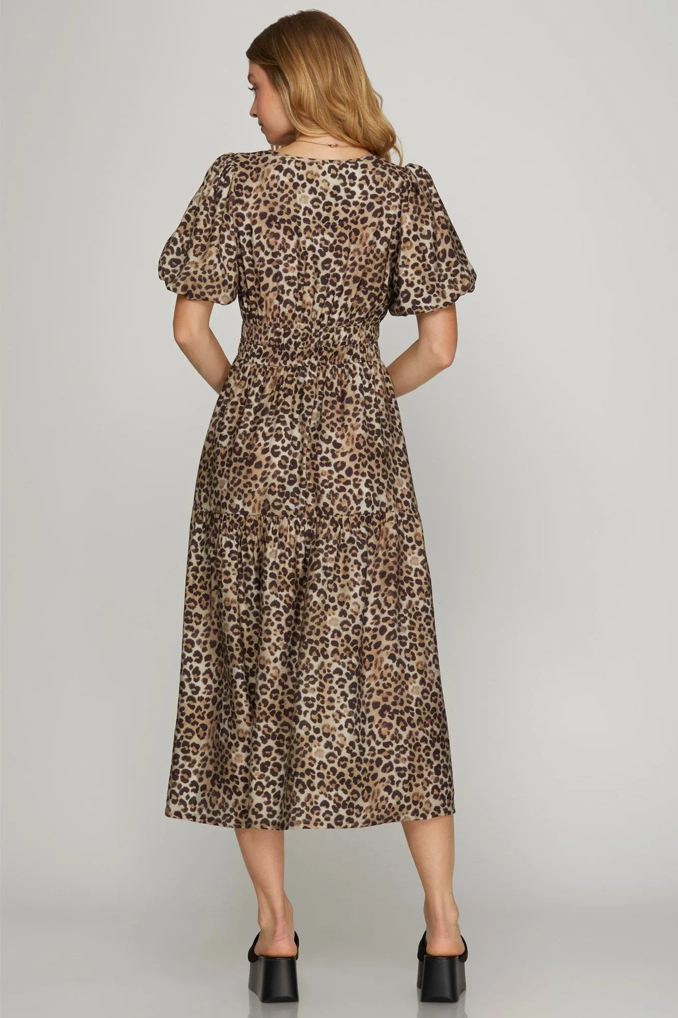 Leopard Midi Dress