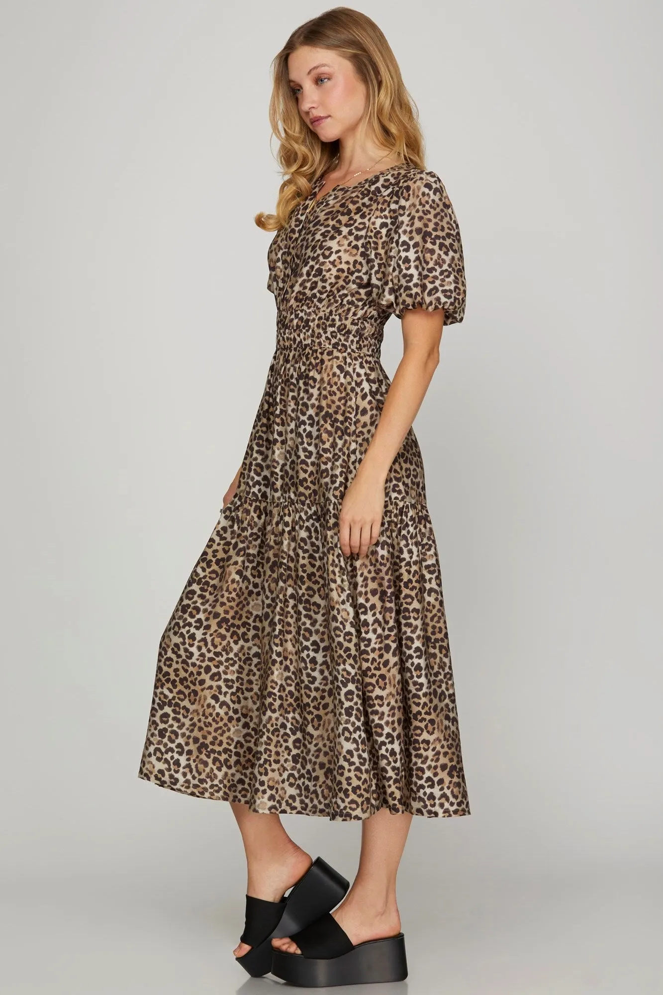 Leopard Midi Dress