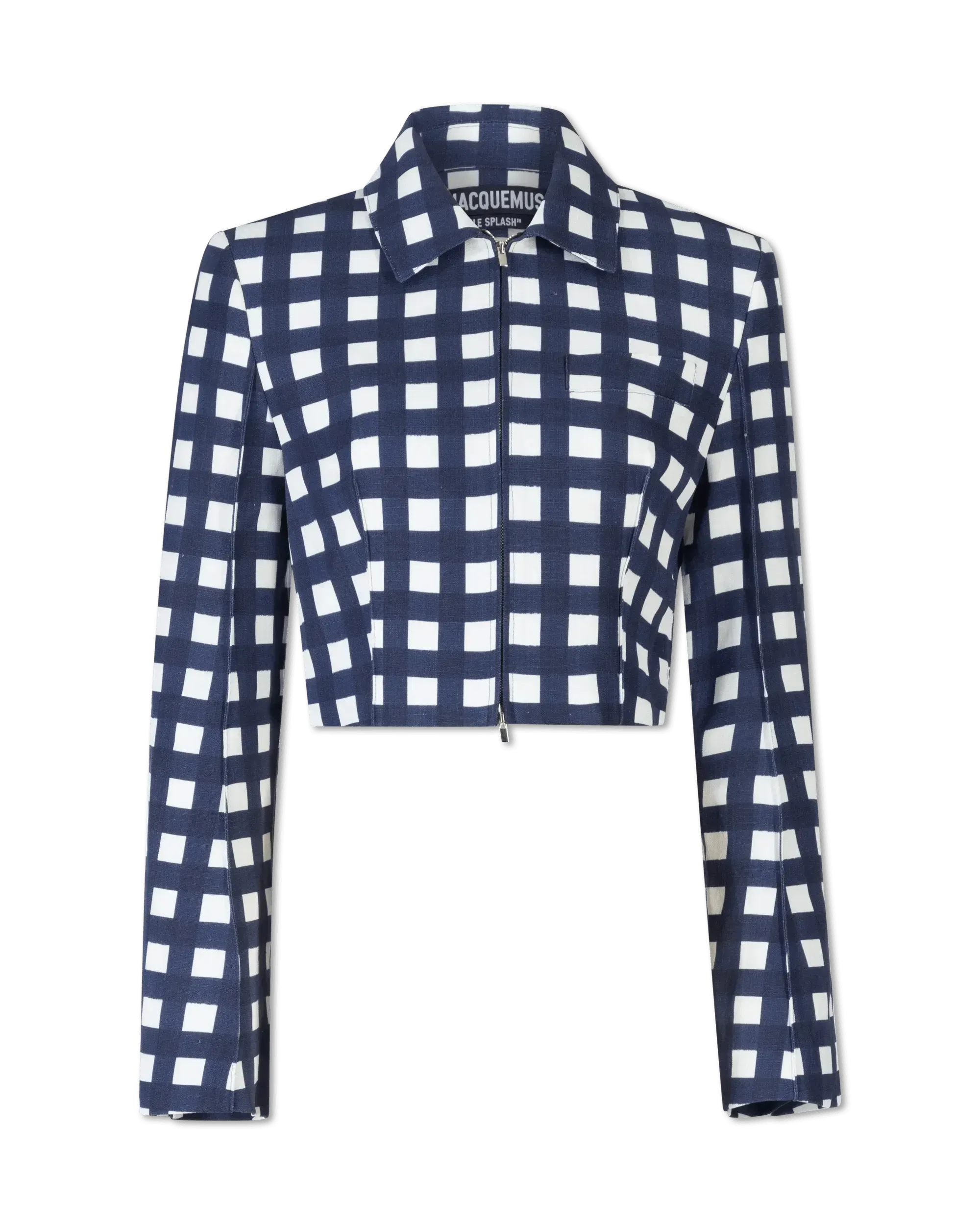 Limao Check Cropped Jacket