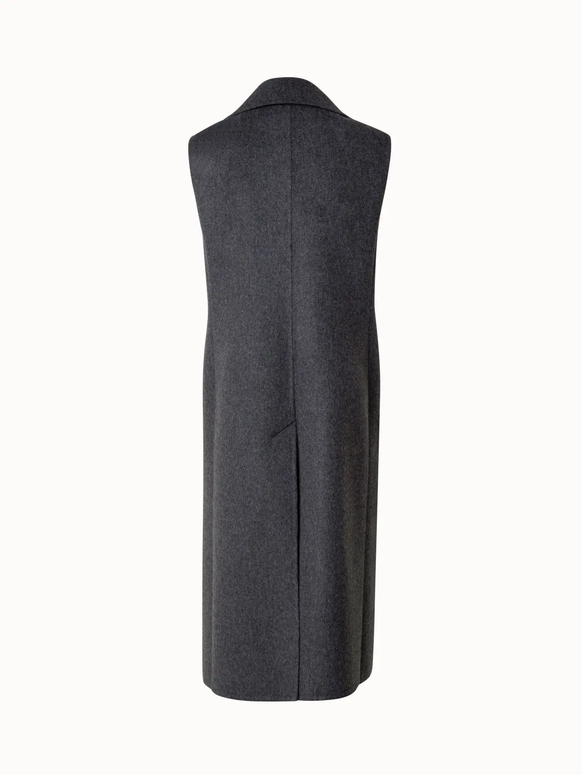 Long 100% Cashmere Vest