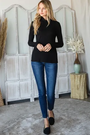 Long Sleeve Turtle Neck Sweater