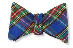 Looms Blue, Red, Green & Yellow Tartan Butterfly Bow Tie