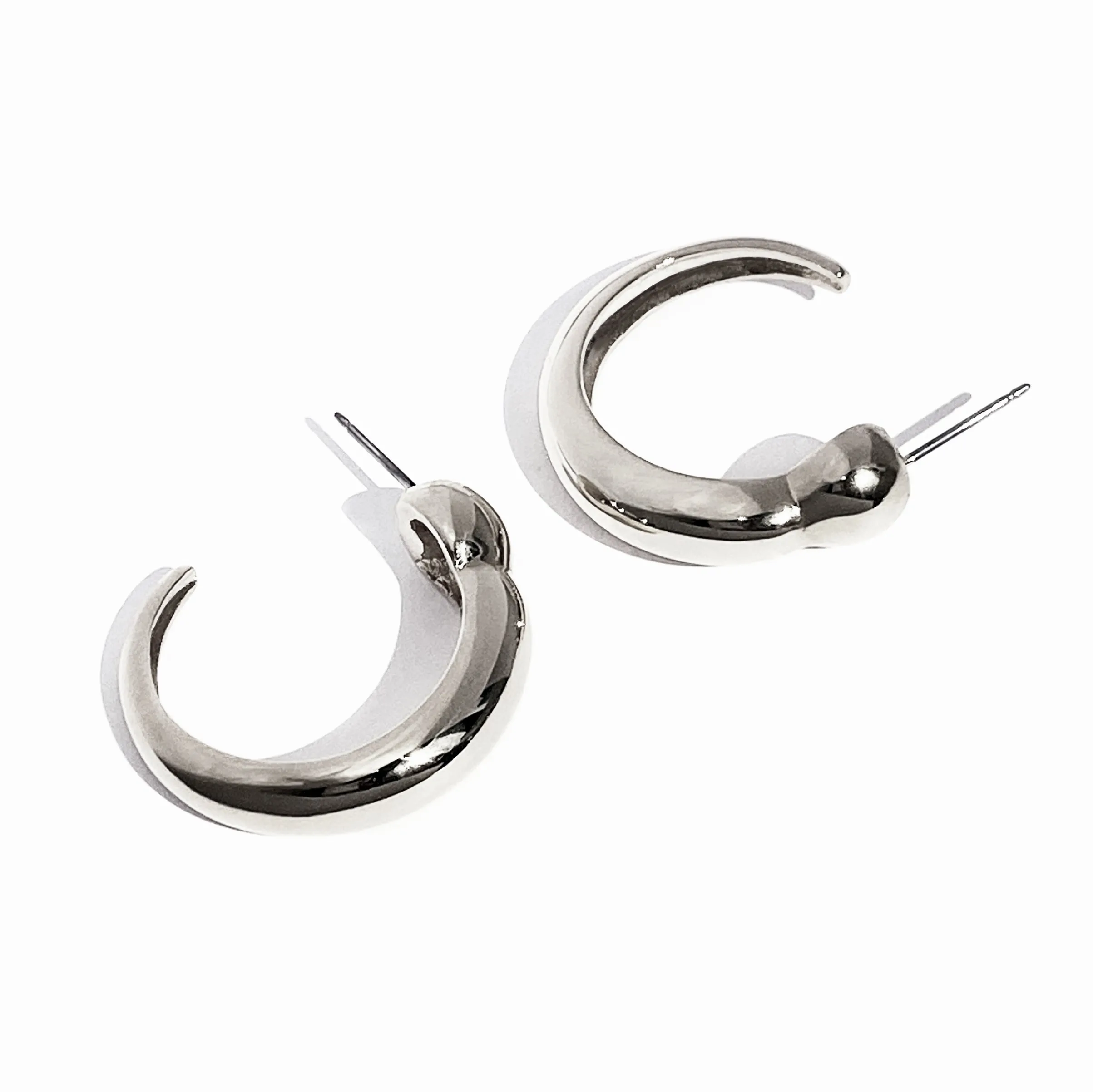 Maso Hoops - Medium - Silver