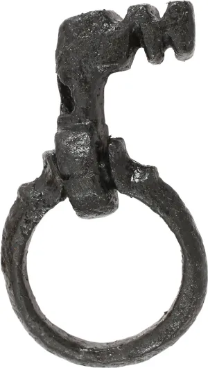 MEDIEVAL KEY RING, 8TH-12TH CENTURY AD, SIZE 8 ½