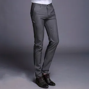 Mens Business Easy-care Suit Pants