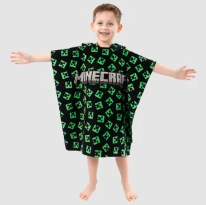 Minecraft Creeper Hooded Towel Poncho