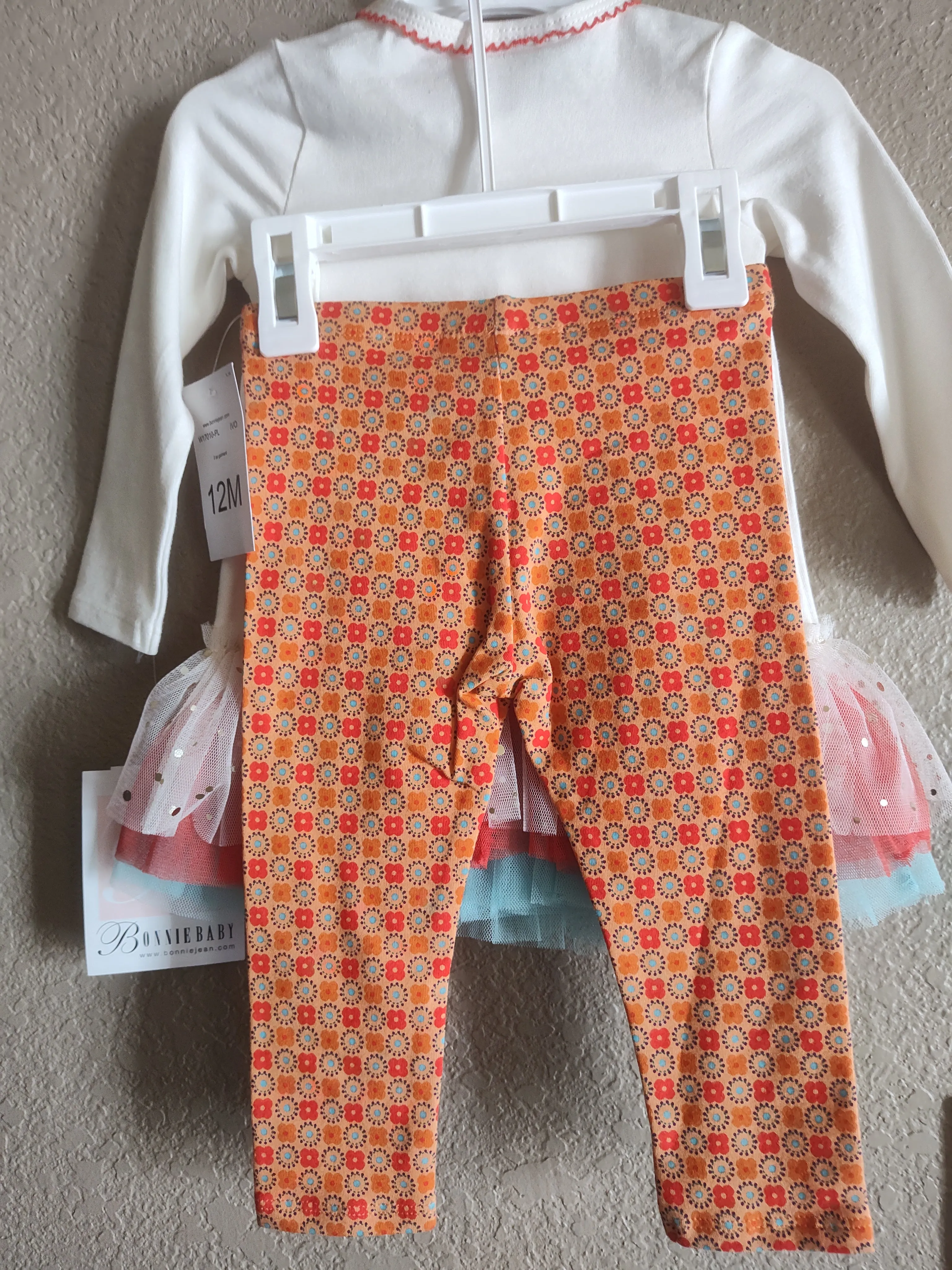 Mixed Print Pumpkin Legging Set | Bonnie Baby