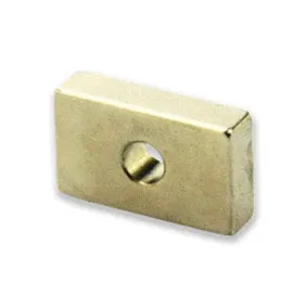 Neodymium Block Magnet - 20mm x 12mm x 5mm | with 4.5mm hole