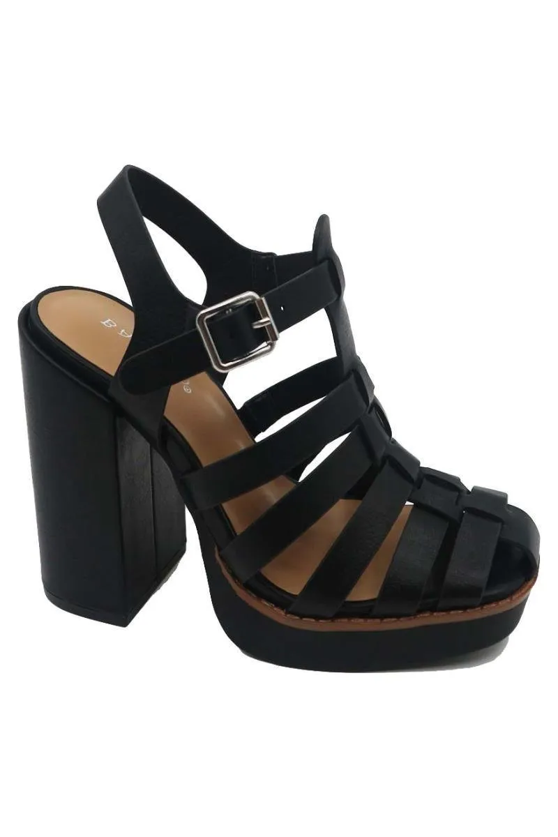 Next Step Strap Chunky Heels