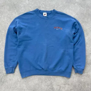 Nike RARE 1990s heavyweight embroidered sweatshirt (M)