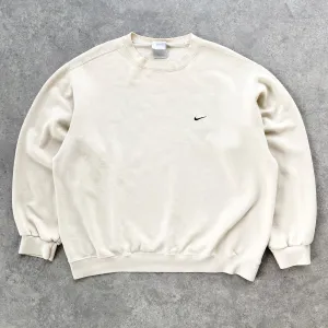 Nike RARE 2000s heavyweight embroidered sweatshirt (XL)