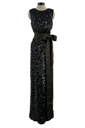 Norman Norell Couture 1961 Sequin Dress