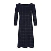 Panelled Check Ponte Dress