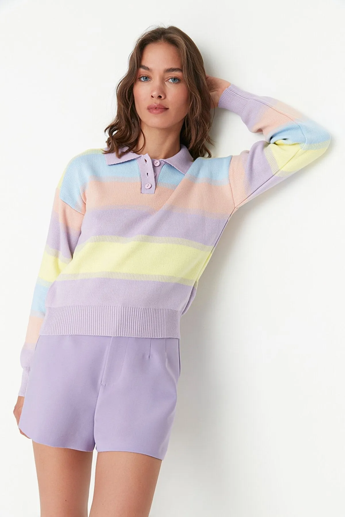 pastel sweater top